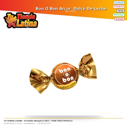 [75270]  Bon O Bon Arcor  Dulce De Leche
