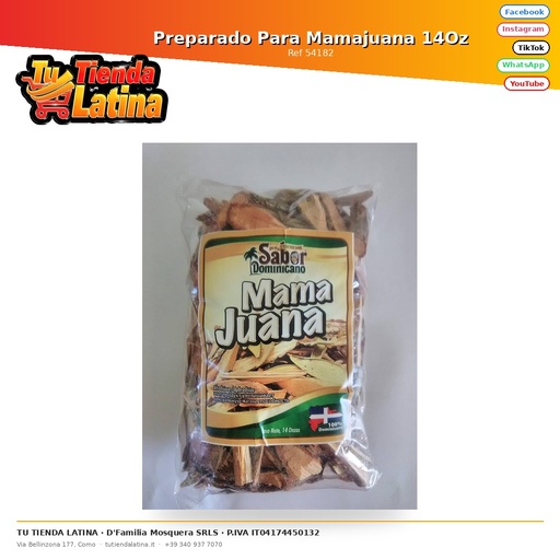 [54182] Prepared For Mamajuana 14Oz
