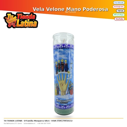[12314] Vela Velone Mano Poderosa