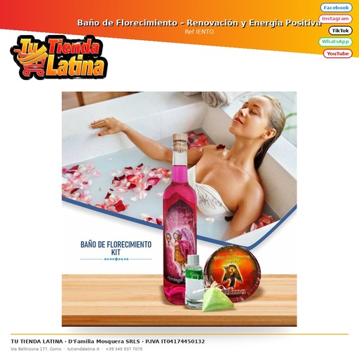 [IENTO] Bagno fiorito – Rinnovamento ed energia positiva