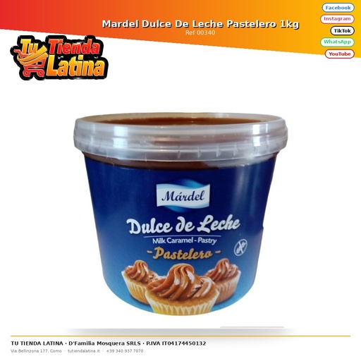 [00340] Mardel Dulce De Leche Pastelero 1kg