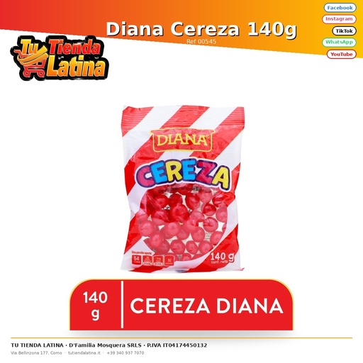 [00545] Diana Cereza 140g