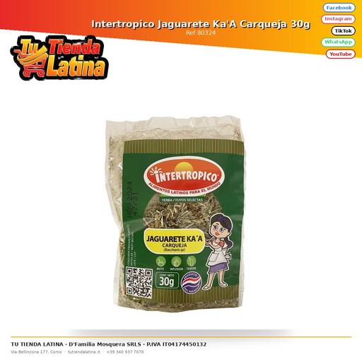 [80324] Intertropico Jaguarete Ka'A Carqueja 30g