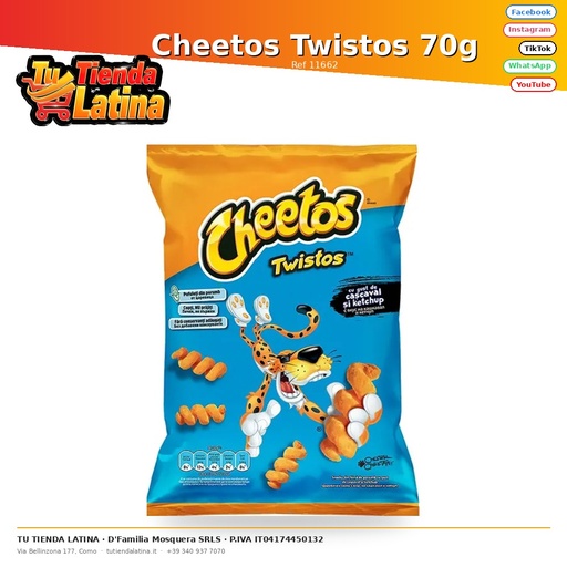 [11662] Cheetos Twistos 70g