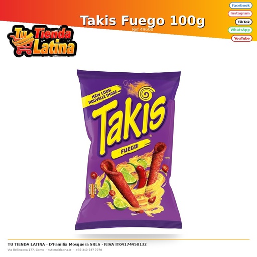 [49600] Takis Fuego 100g