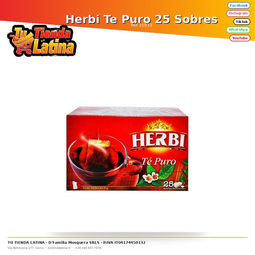 [21933] Herbi Te Puro 25 Sobres