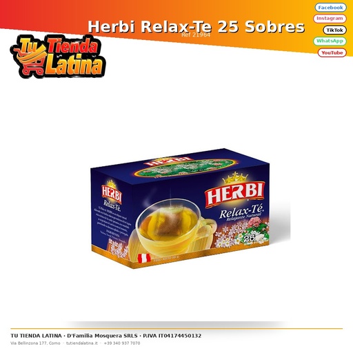 [21964] Herbi Relax-Te 25 Sobres