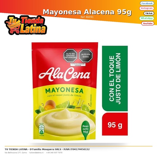 [46091] Mayonesa Alacena 95g