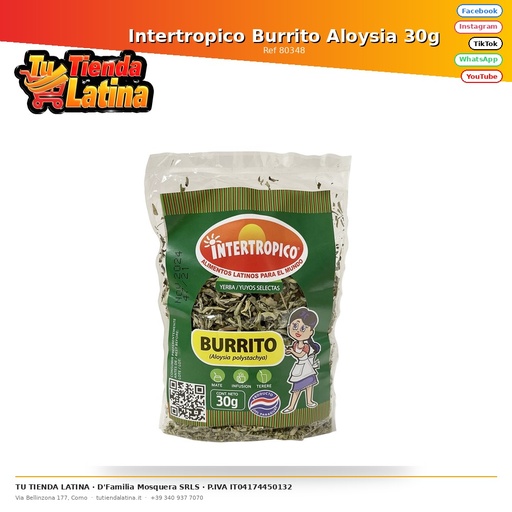 [80348] Intertropico Burrito Aloysia 30g