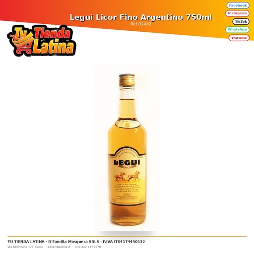 [01482] Legui Fine Argentine Liqueur 750ml