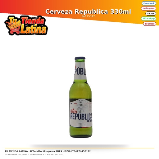 [15547] Cerveza Republica 330ml