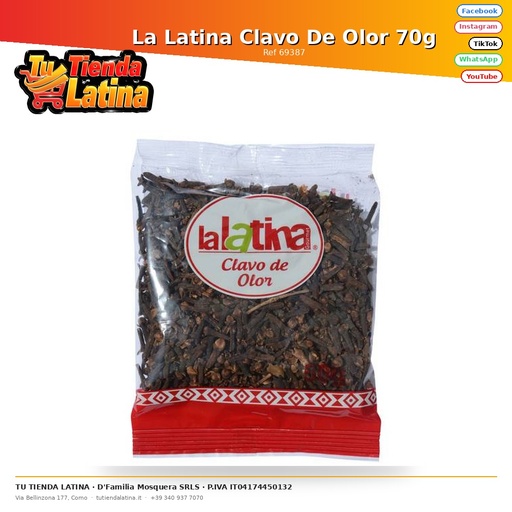 [69387] La Latina Clavo De Olor 70g