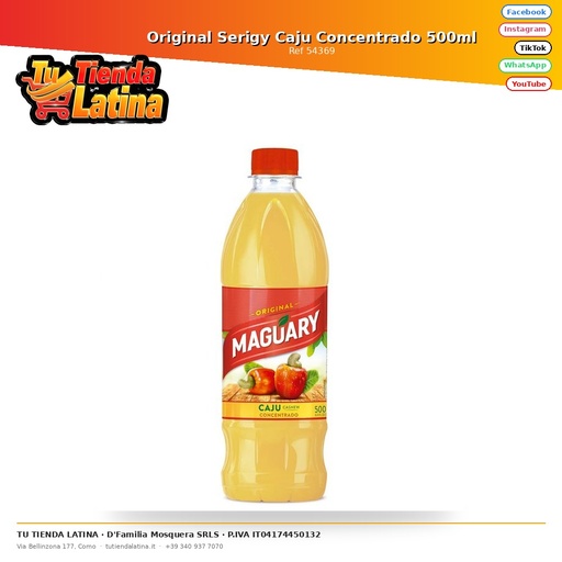 [54369] Original Serigy Caju Concentrado 500ml