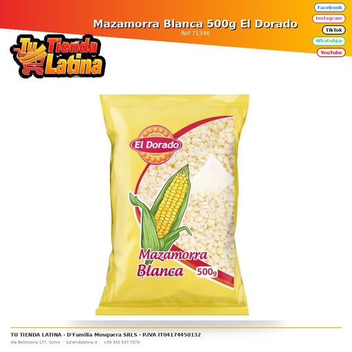 [71346] White Mazamorra 500g El Dorado