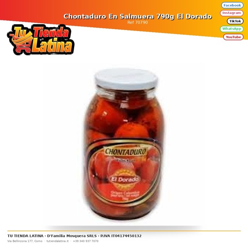 [70790] Chontaduro En Salmuera 790g El Dorado