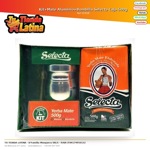 [01928] Kit+Aluminum Mate+Select Scatola Lampadine 500g