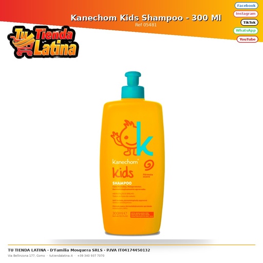 [05481] Kanechom Kids Shampoo - 300 Ml