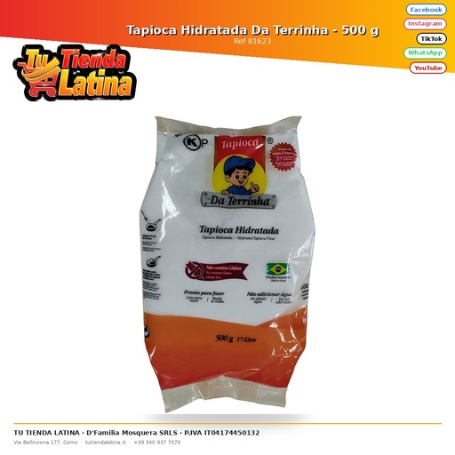 [81623] Tapioca Hidratada Da Terrinha - 500 g