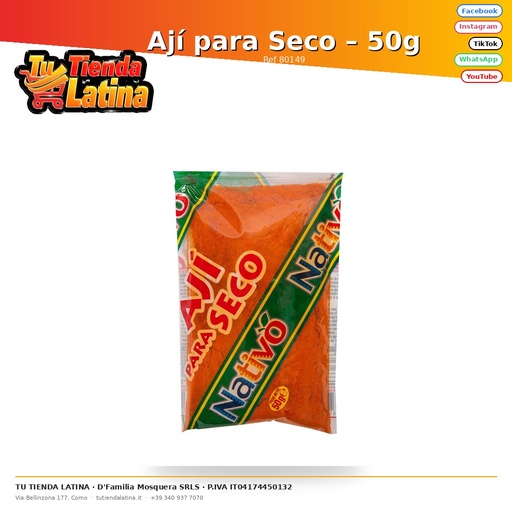 [80149] Ají para Seco – 50g