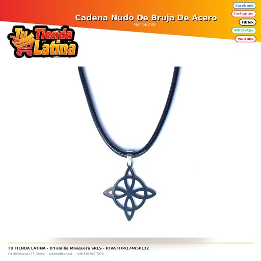 [56788] Steel Witch Knot Chain