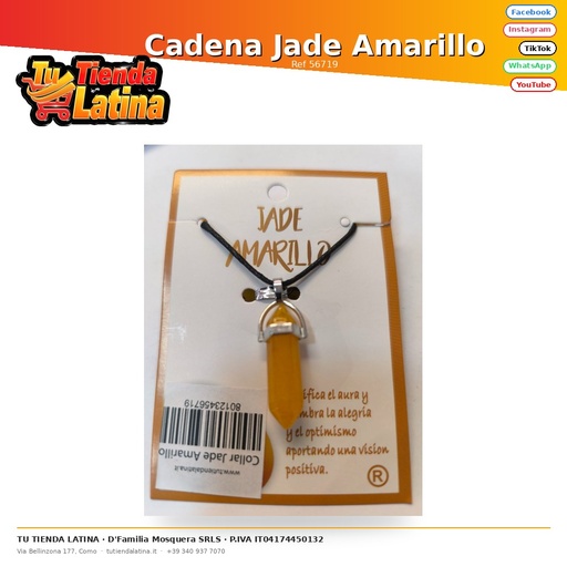 [56719] Cadena Jade Amarillo