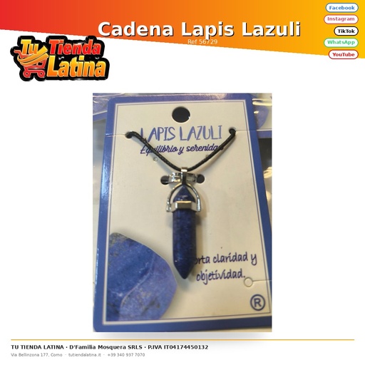 [56729] Cadena Lapis Lazuli 