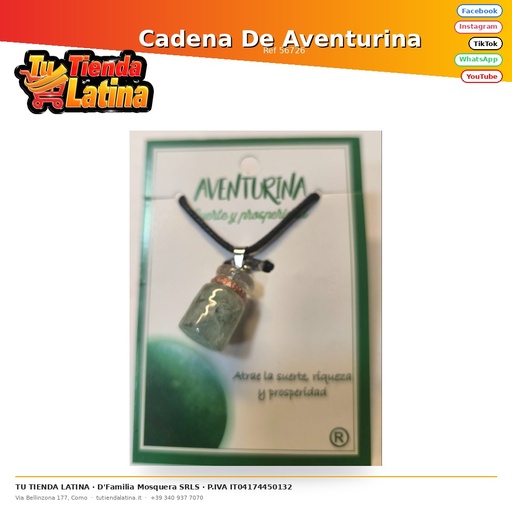 [56726] Catena di avventurina