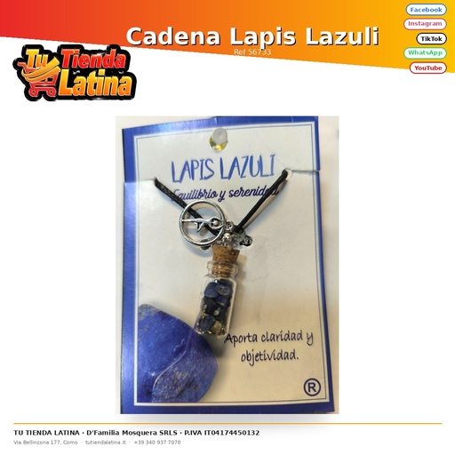 [56733] Cadena Lapis Lazuli