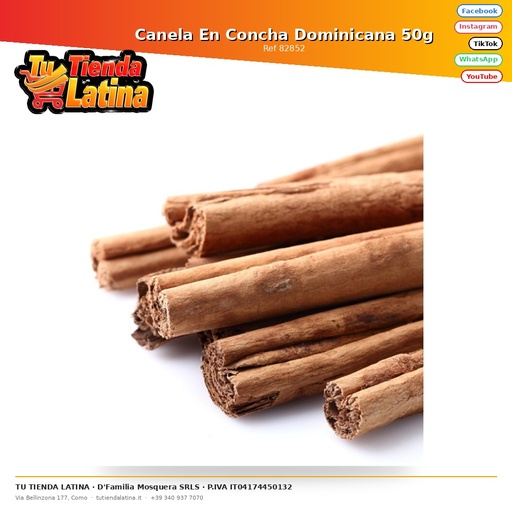 [82852] Canela En Concha Dominicana 50g
