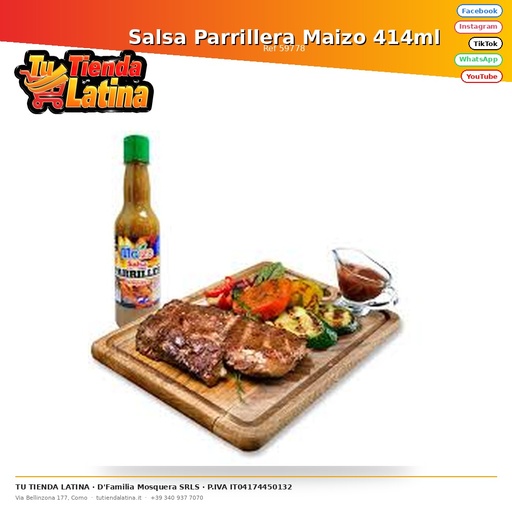 [59778] Salsa Parrillera Maizo 414ml