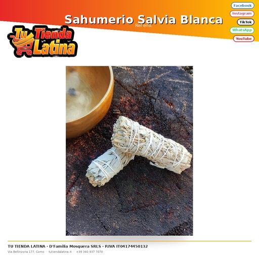 [erio.] White Sage Sahumerio