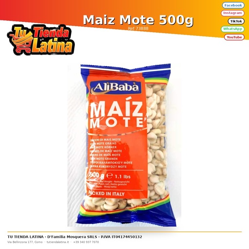 [73888] Maiz Mote 500g