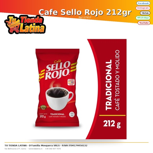 [07957] Cafe Sello Rojo 212gr