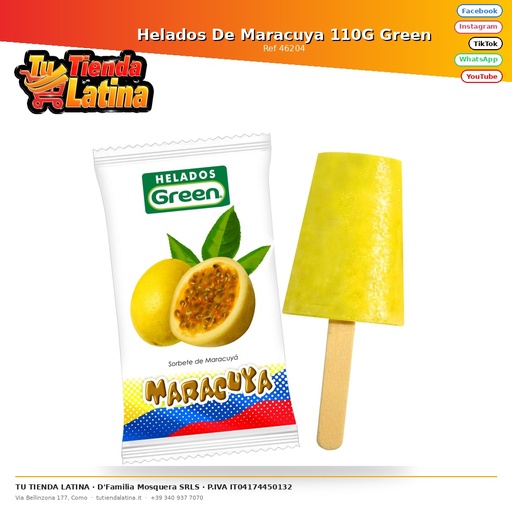 [46204] Helados De Maracuya 110G Green