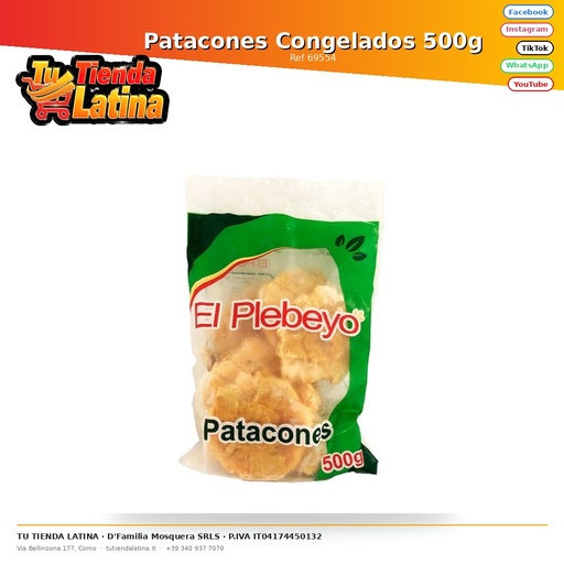 [69554] Patacones Congelados 500g