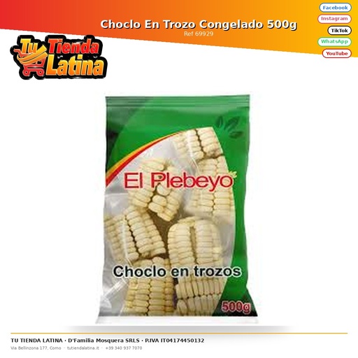 [69929] Choclo En Trozo Congelado 500g