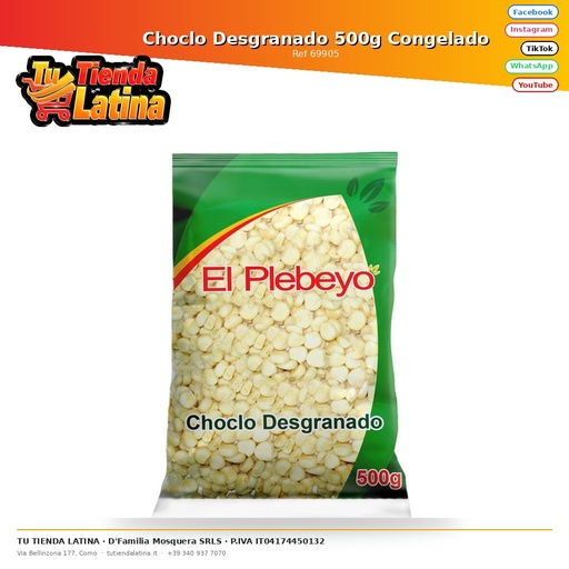 [69905] Frozen Shelled Corn 500g