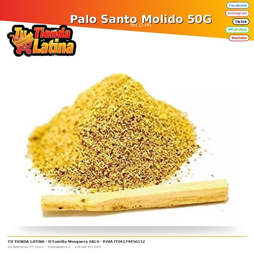 [12345] Palo Santo Macinato 50G