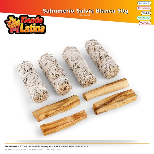 [merio] Sahumerio Salvia Blanca 50g
