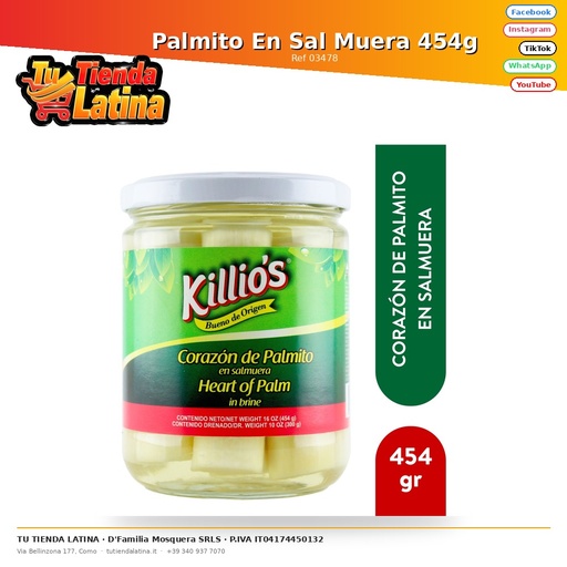 [03478] Palmito En Sal Muera 454g