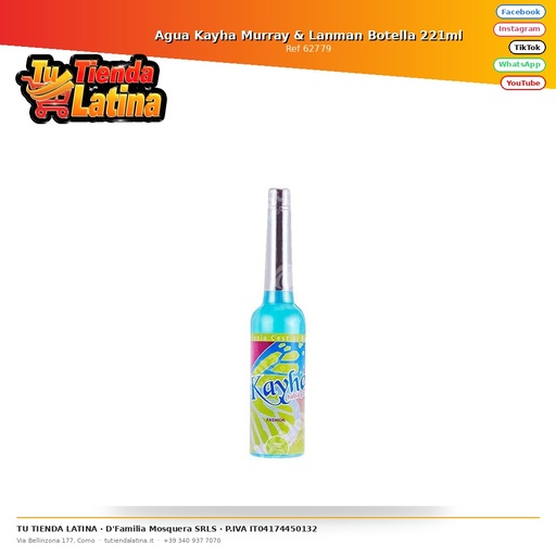[62779] Agua Kayha Murray & Lanman Botella 221ml