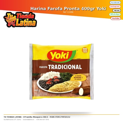 [11486] Harina Farofa Pronta 400gr Yoki