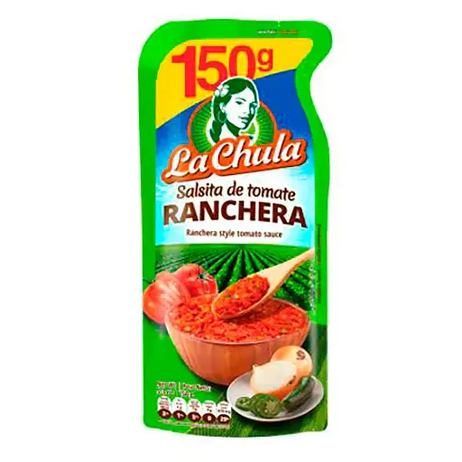[03625] Salsita Lista De Tomate Ranchera LA CHULA 150g