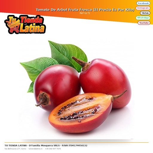 [ta f1] Tomate De Arbol Fruta Fresca (El Precio Es Por Kilo)