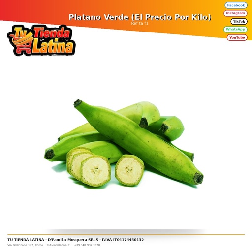 [ta f1] Green Plantain (The Price Per Kilo)