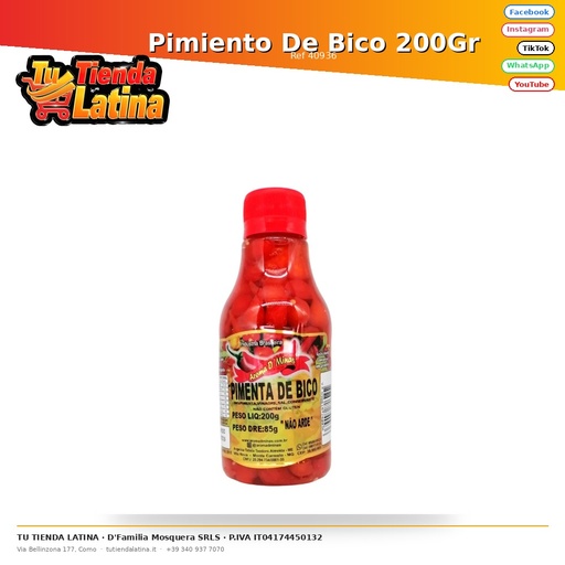 [40936] Pimiento De Bico 200Gr