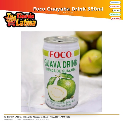 [01165] Foco Guayaba Drink 350ml