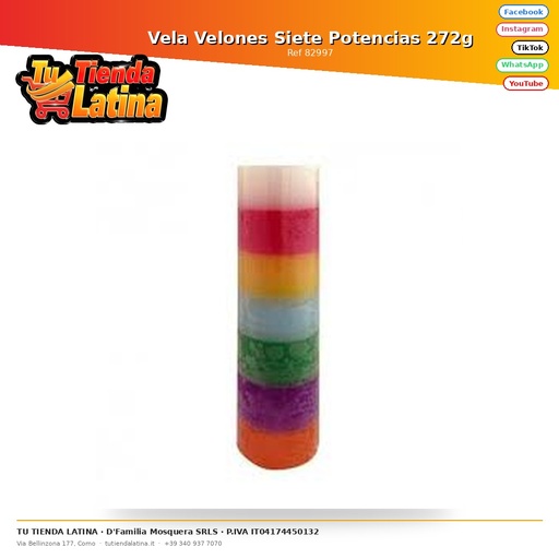 [82997] Candle Candles Seven Powers 272g