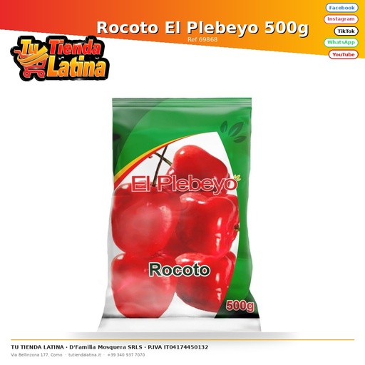 [69868] Rocoto El Plebeyo 500g