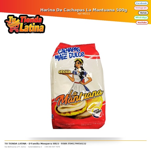 [49211] Harina De Cachapas La Mantuana 500g